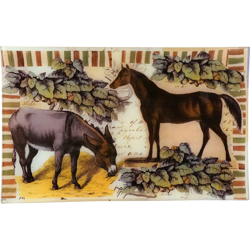 Donkey & Horse (Collage)