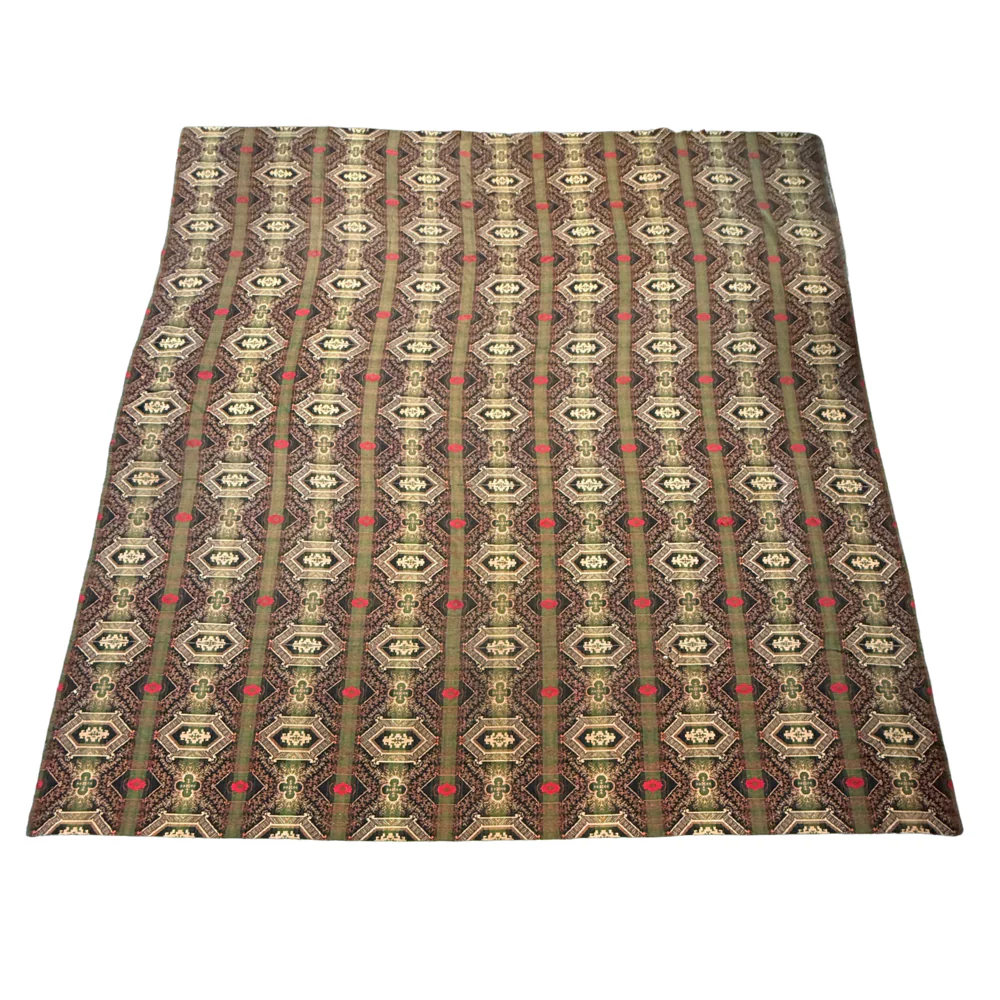 14' x 15' Antique American Loom Woven Wool Rug - Image 6
