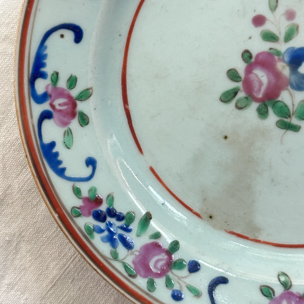 19th-century Porcelain Chinese Export Small Plate - Image 5