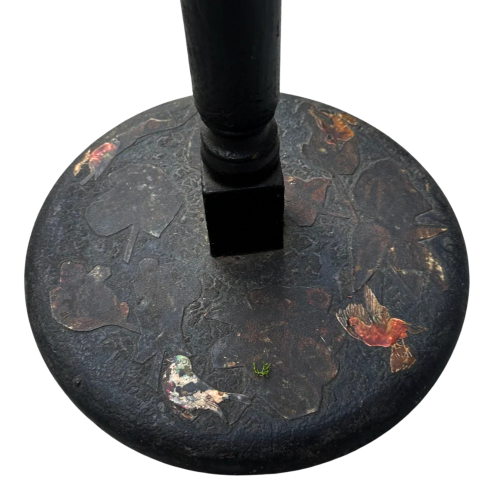 18th-century Decoupage Fire Screen - Image 3