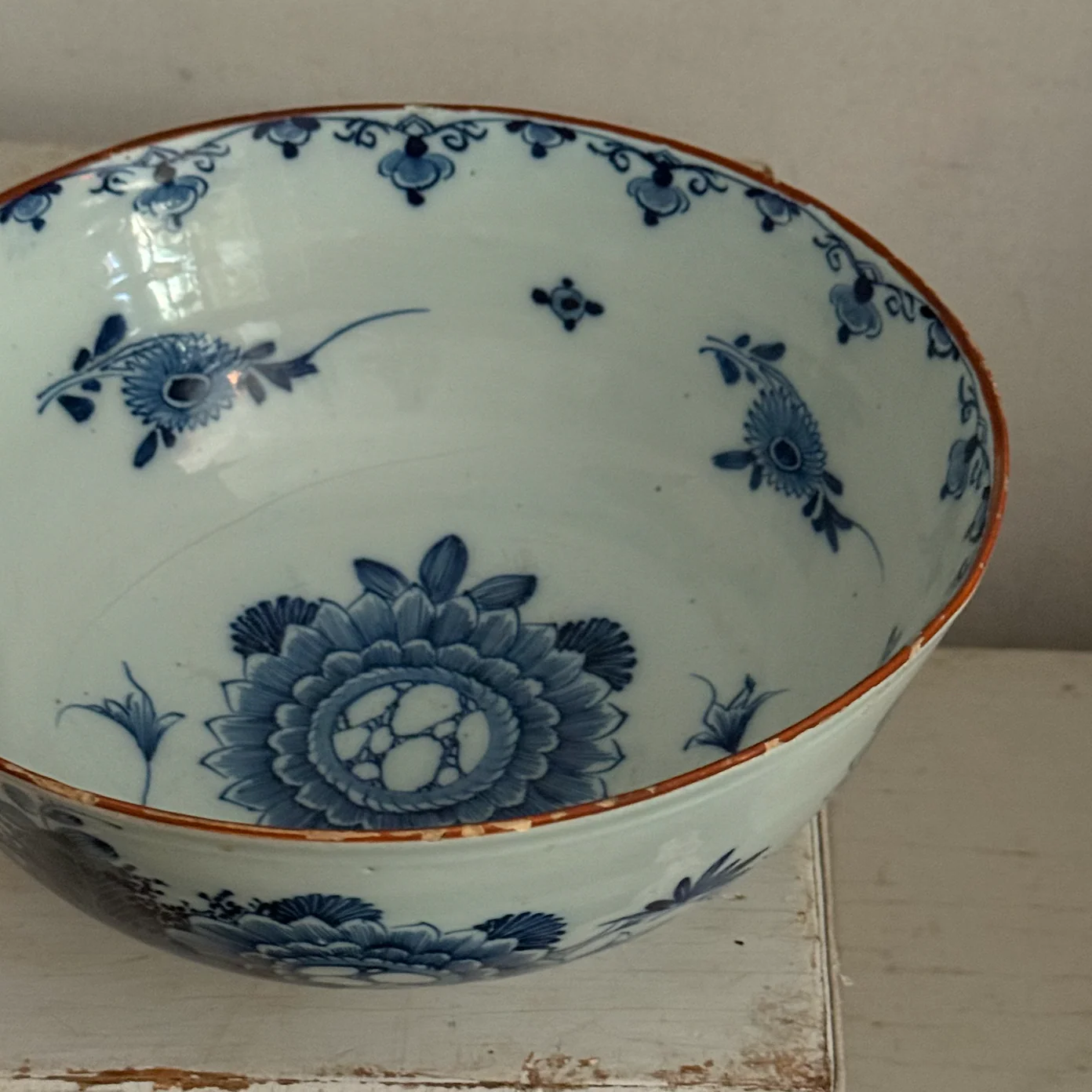 18th-century English Delft Bowl - Image 2