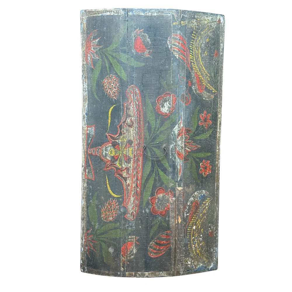 18th-century French Painted Trunk - Image 3