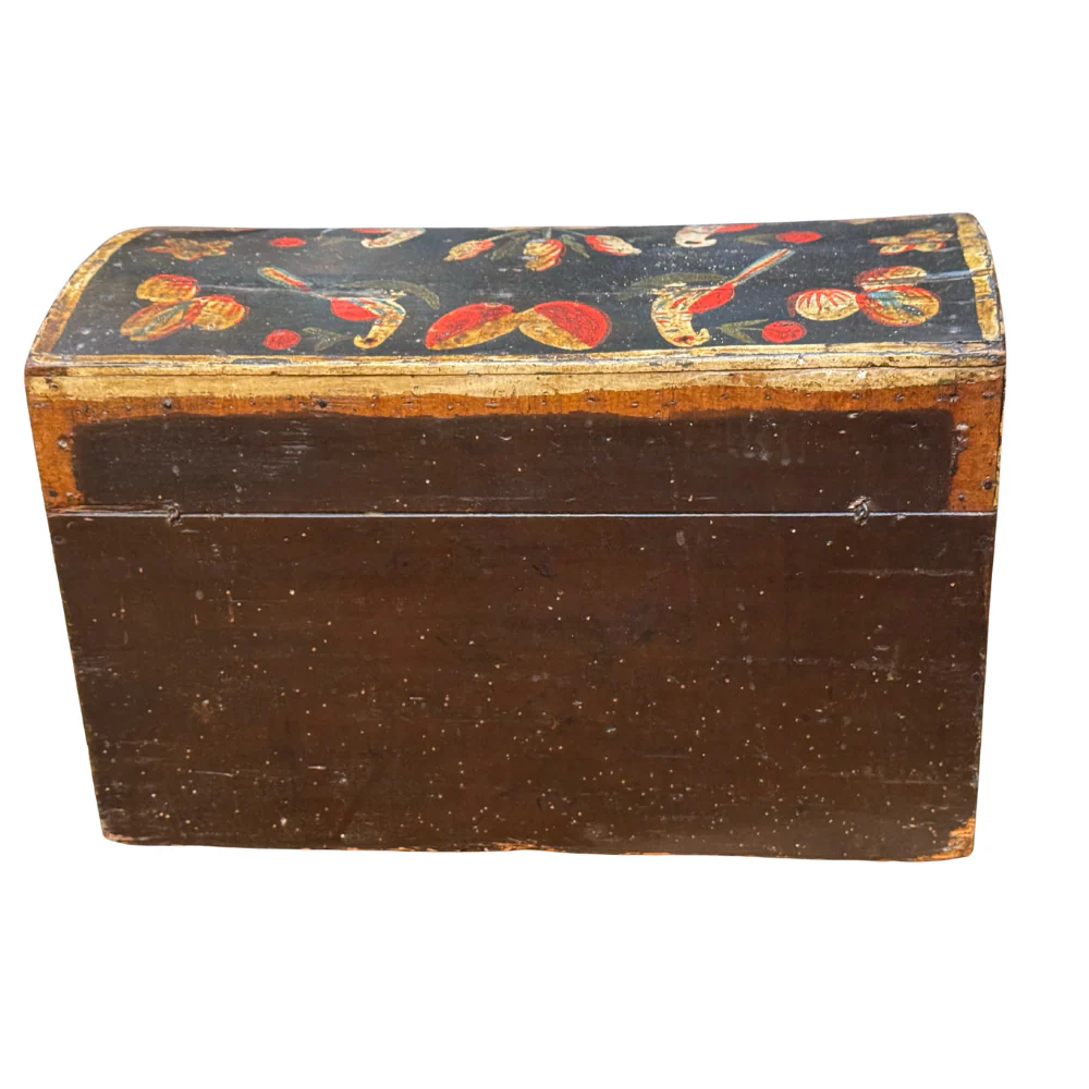 18th-century French Painted Trunk - Image 5