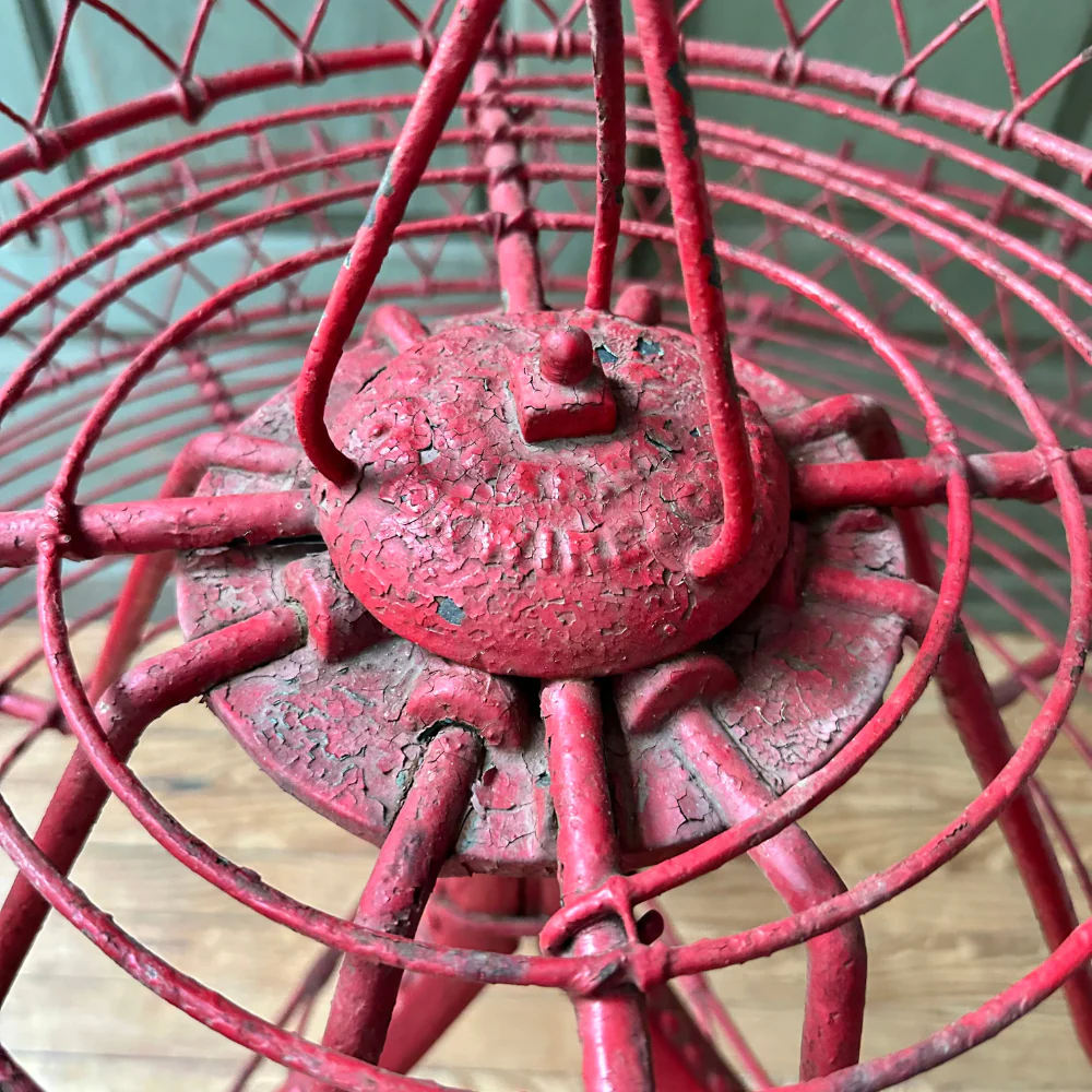 19th-century American Florist’s Wirework Spinning Plant Stand - Image 3