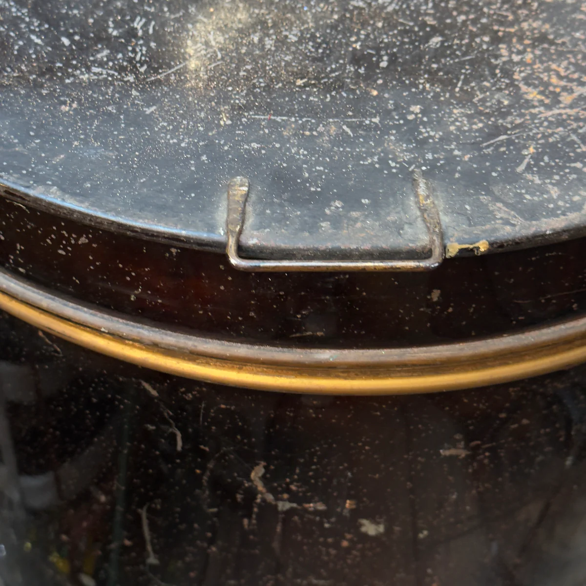 19th-century American Flour Tin Container - Image 3