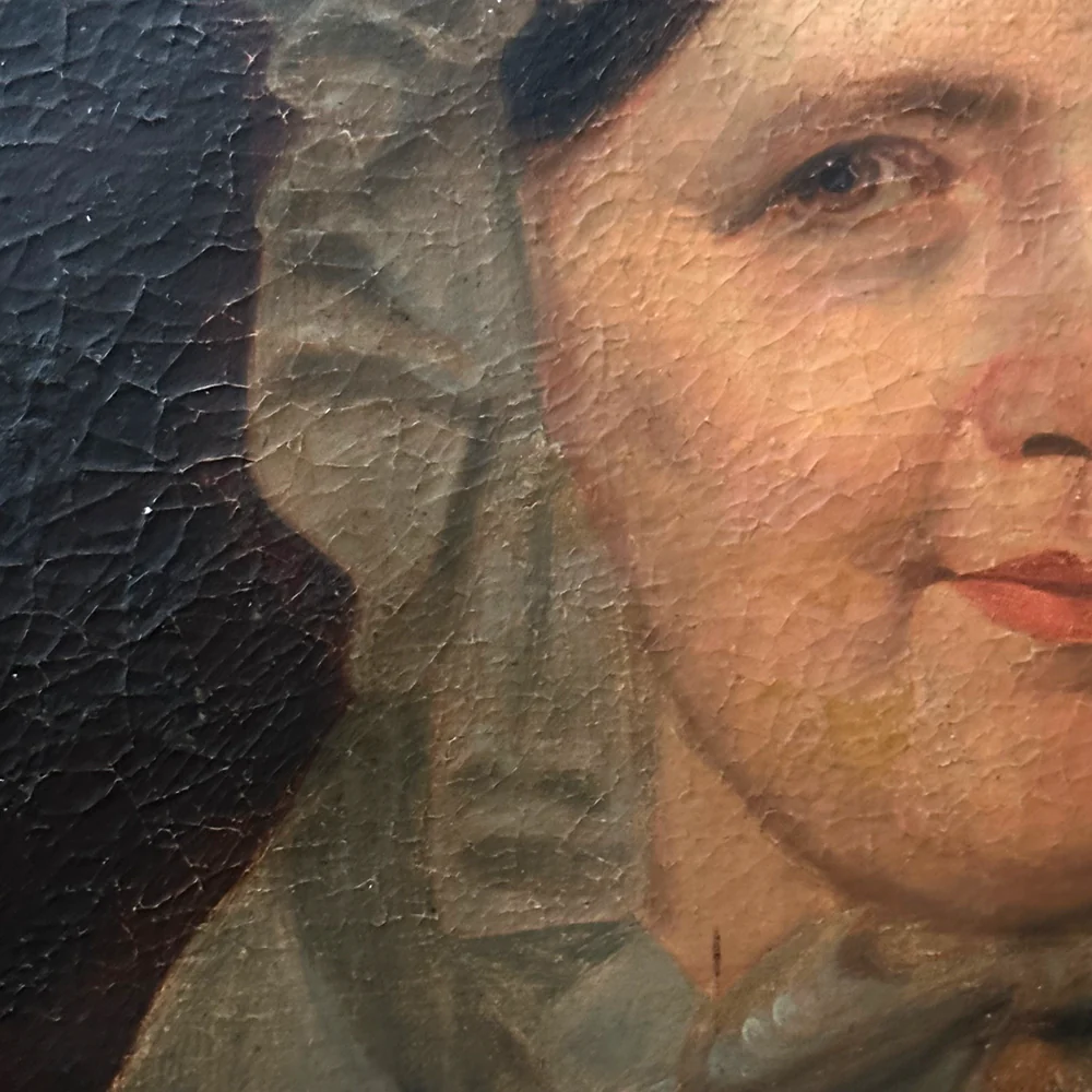19th-century American Portrait of Esther Flint Caldwell (1772-1844) - Image 2