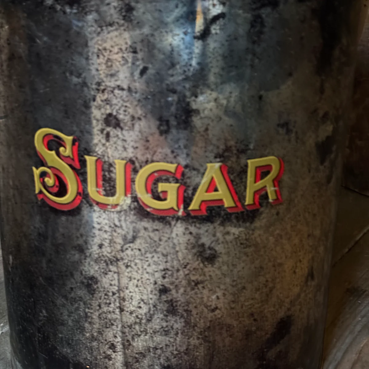 19th-century American Sugar Tin Container - Image 4