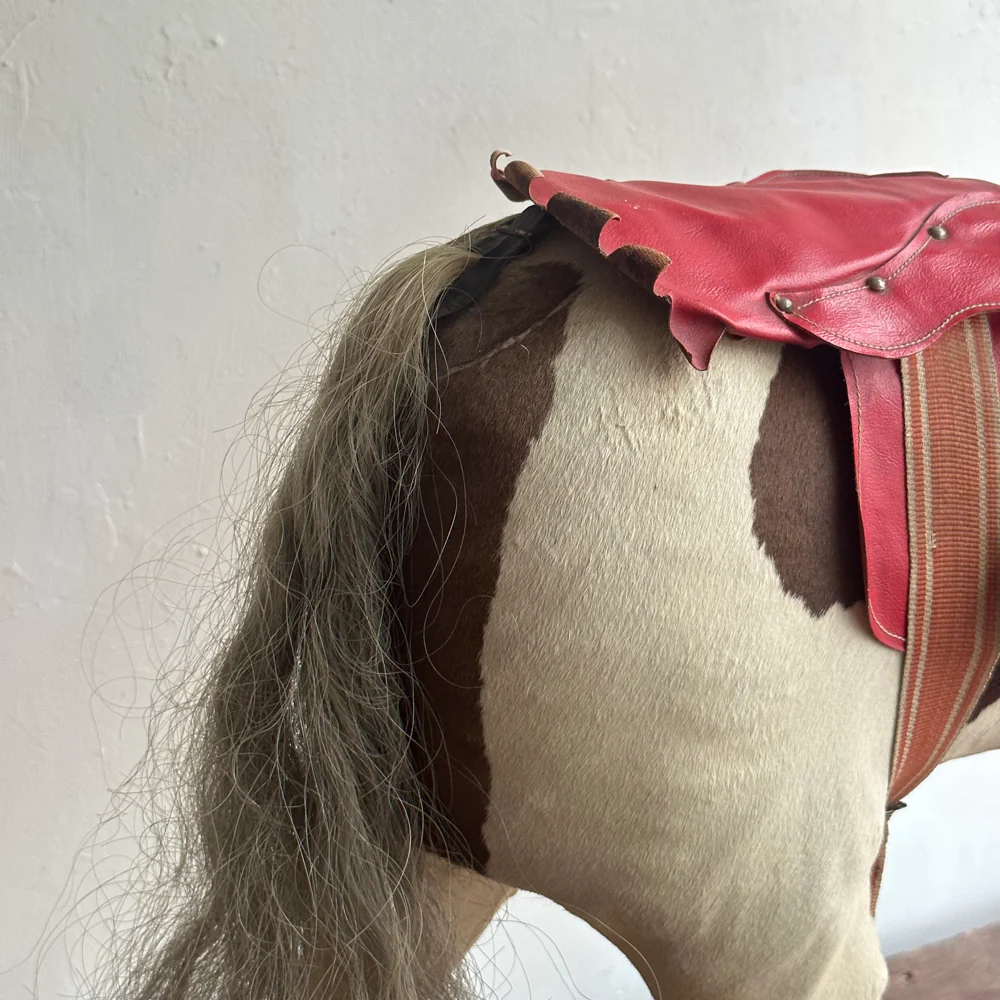 19th-century Austrian Toy Horse on Wheels - Image 6