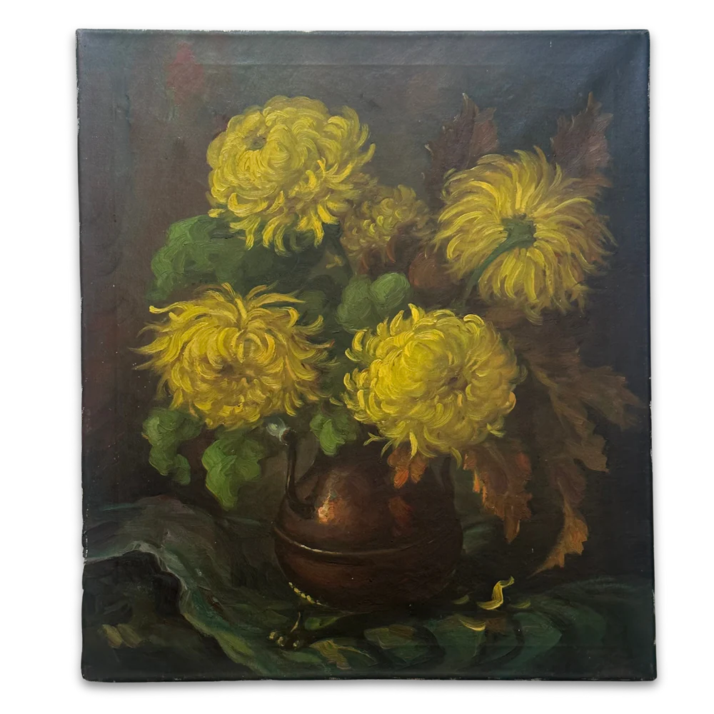 19th-century Dutch Floral Still Life Painting