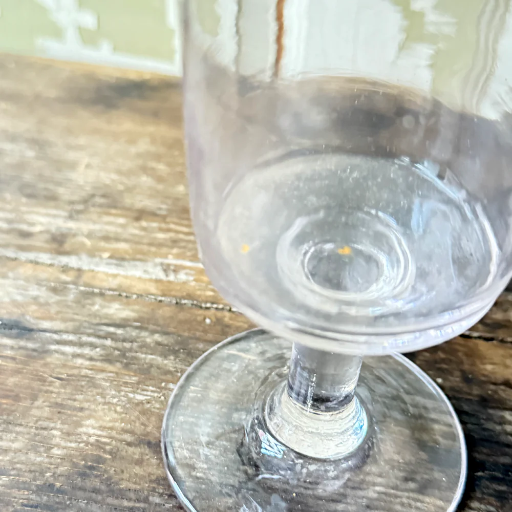 19th Century French Antique Wine Glass (#8) - Image 3