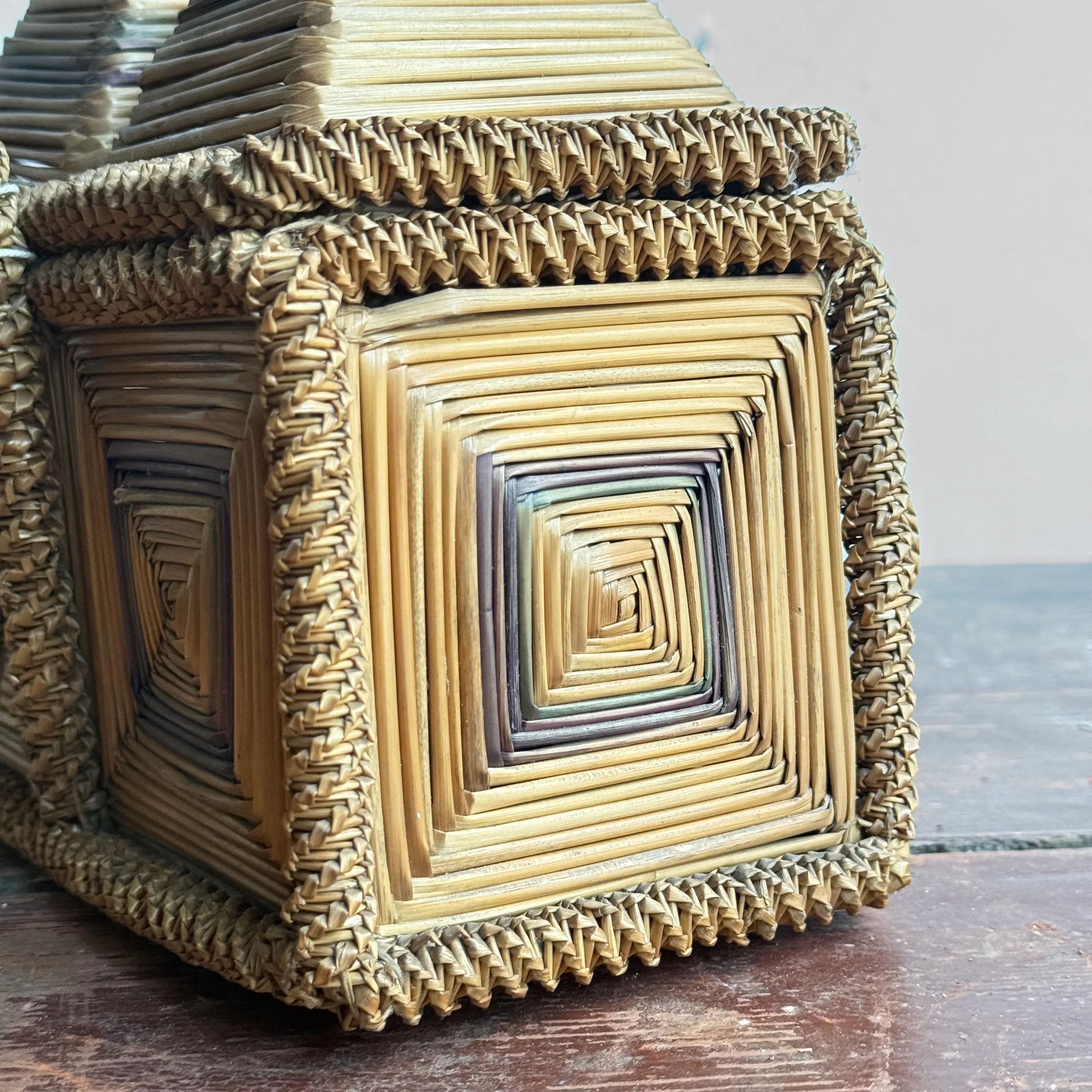 19th-Century French Folk Art Basket - Image 3