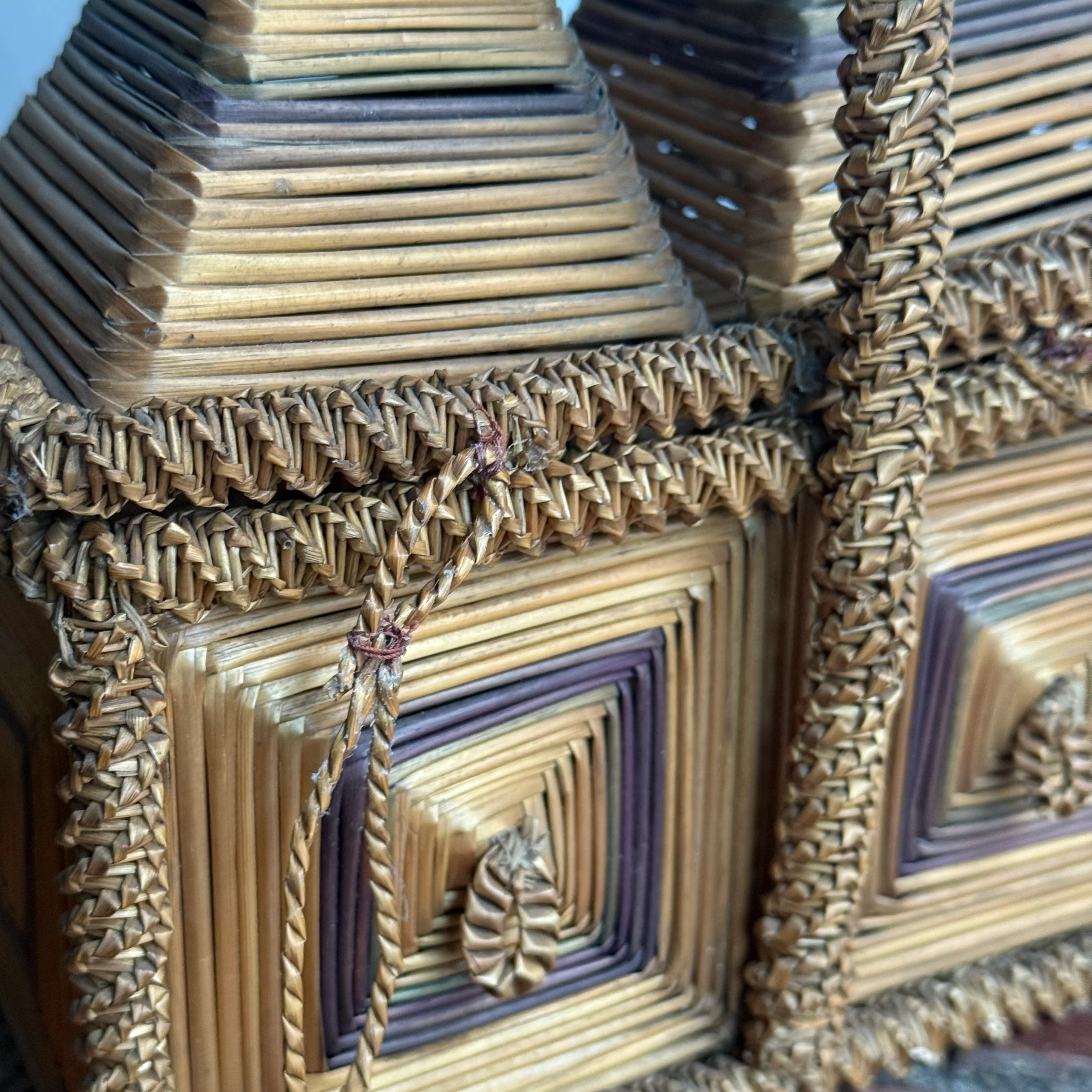 19th-Century French Folk Art Basket - Image 5