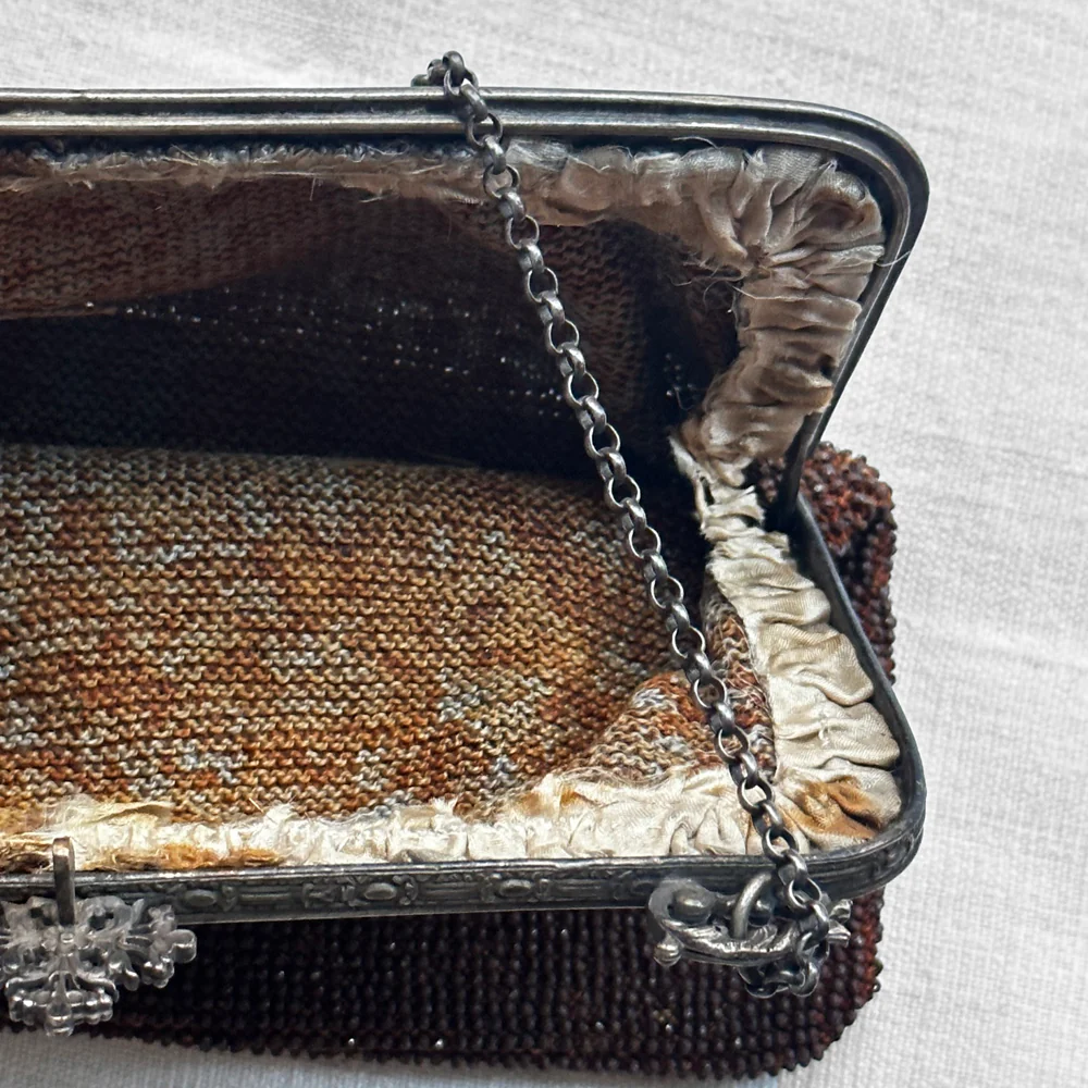 19th Century French Beaded Handbag - Image 4