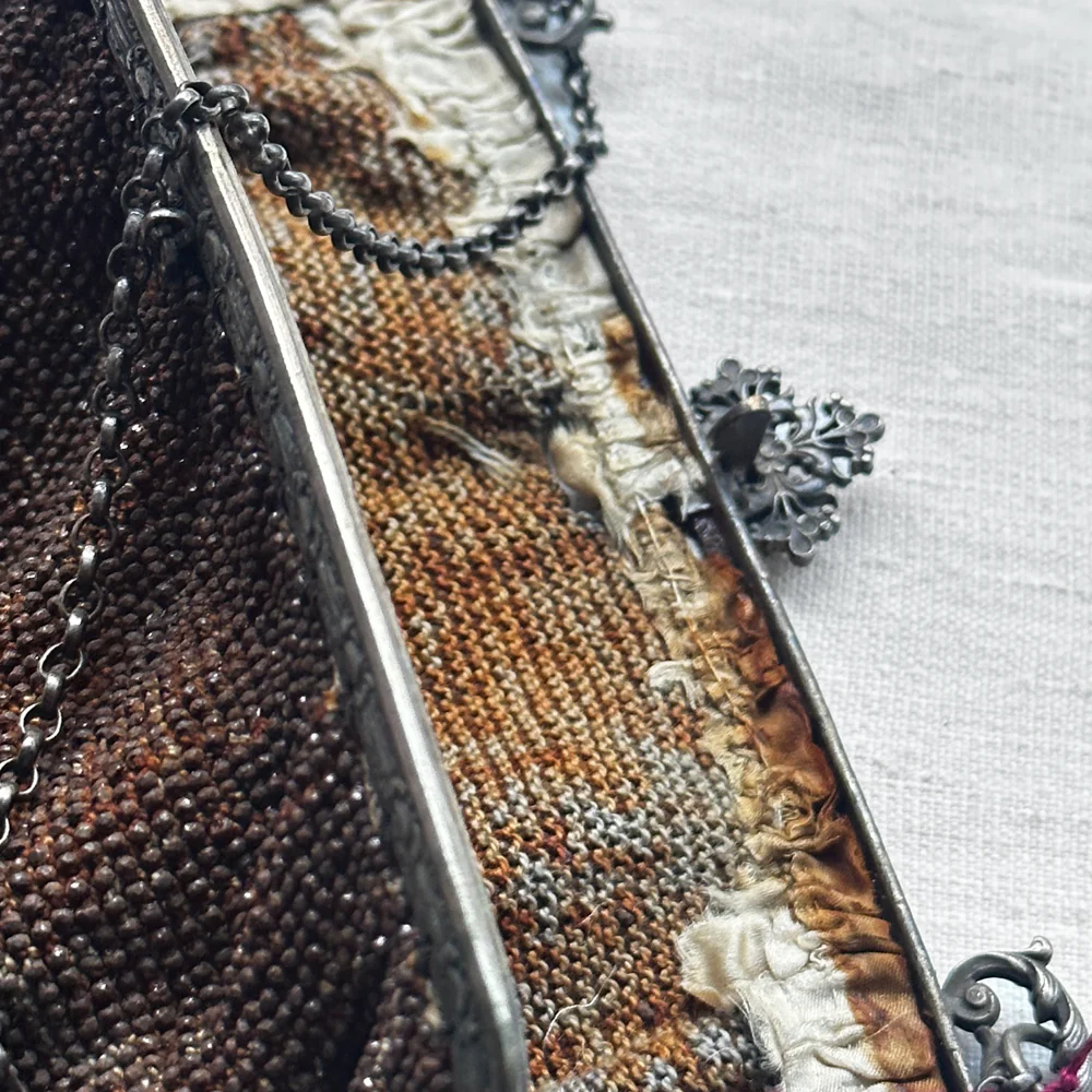 19th Century French Beaded Handbag - Image 5