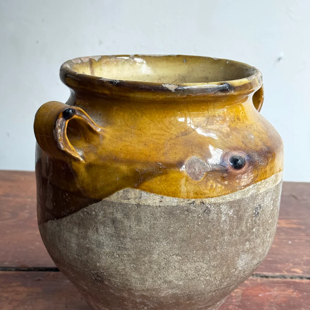 19th-century French Ceramic Confit Pot (Pot-5) - Image 4