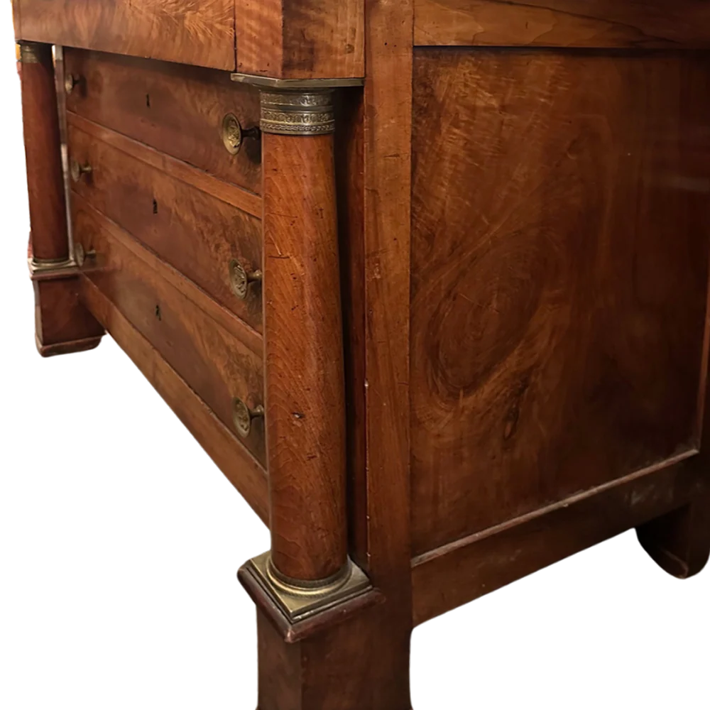 19th-century French Empire Dresser with Marble Top - Image 6