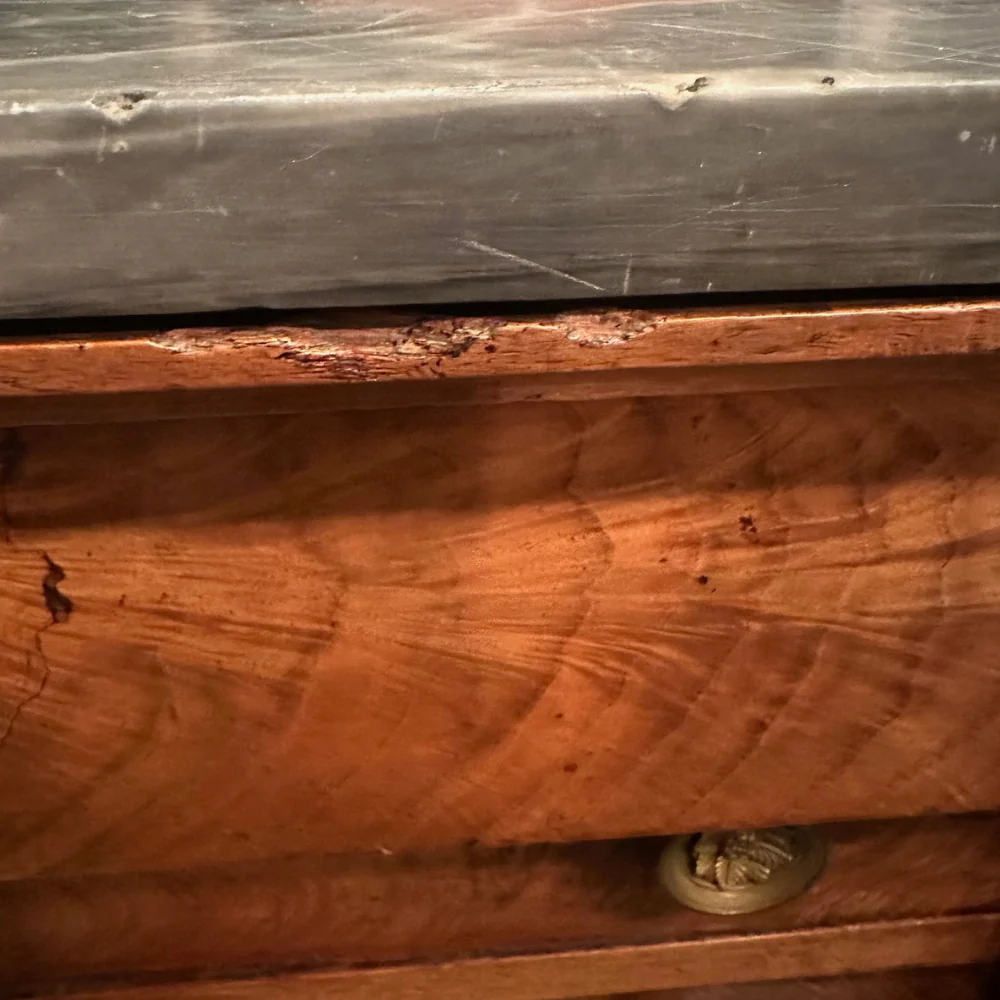 19th-century French Empire Dresser with Marble Top - Image 8