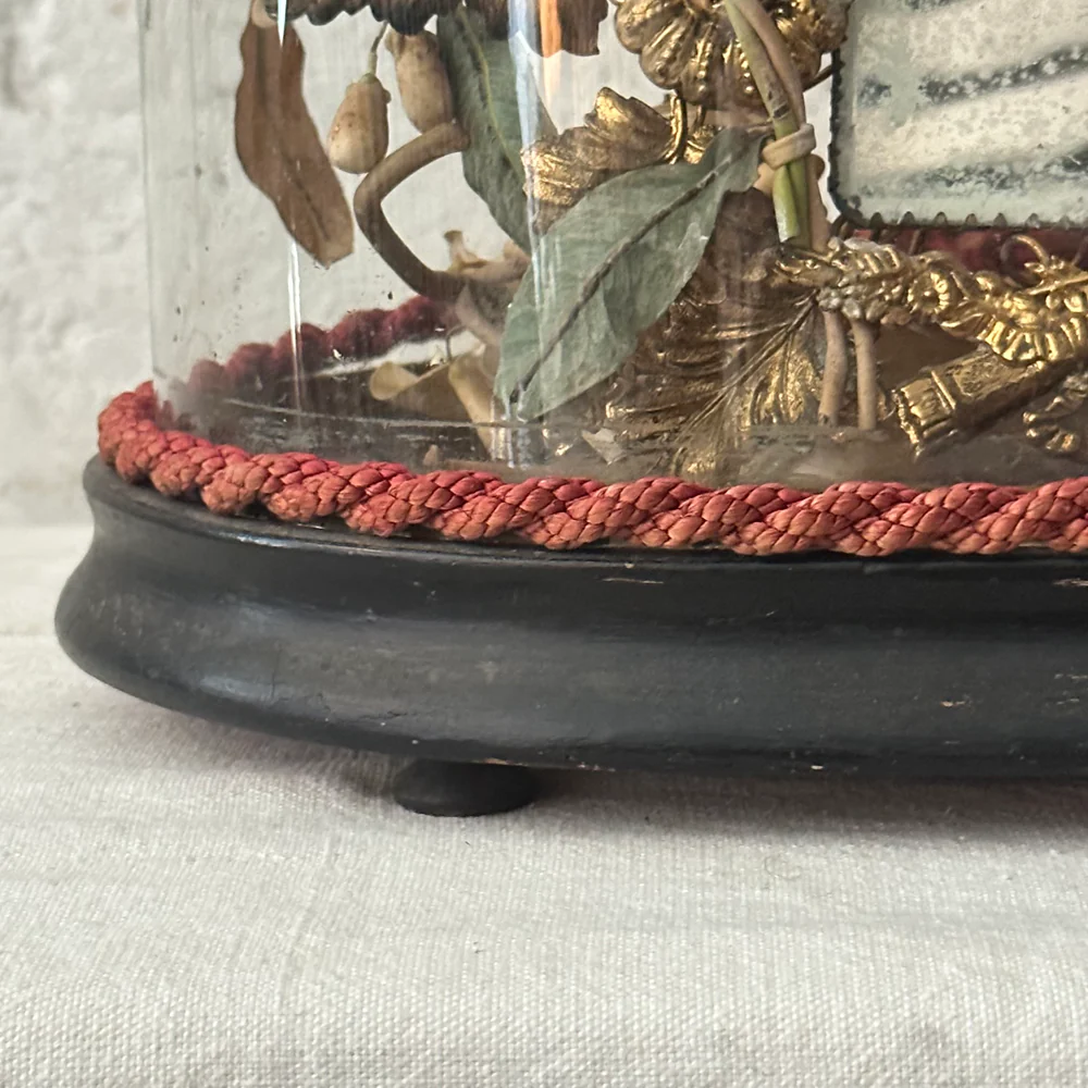 19th Century French Globe de Mariée Marriage Cloche (GM05) - Image 9