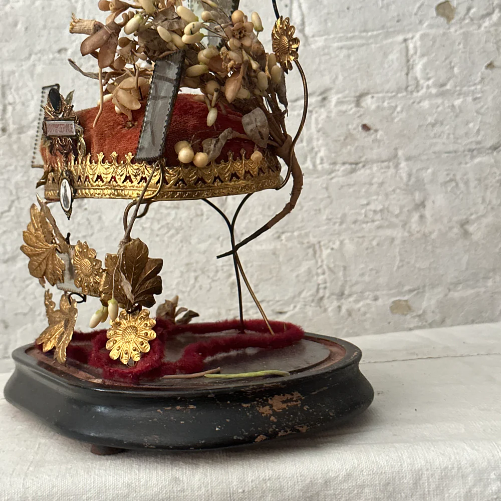 19th Century French Globe de Mariée Marriage Cloche (GM08) - Image 8