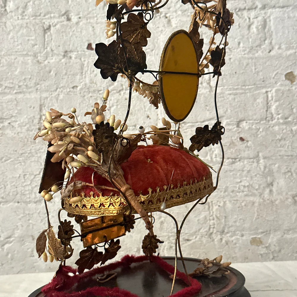 19th Century French Globe de Mariée Marriage Cloche (GM08) - Image 9