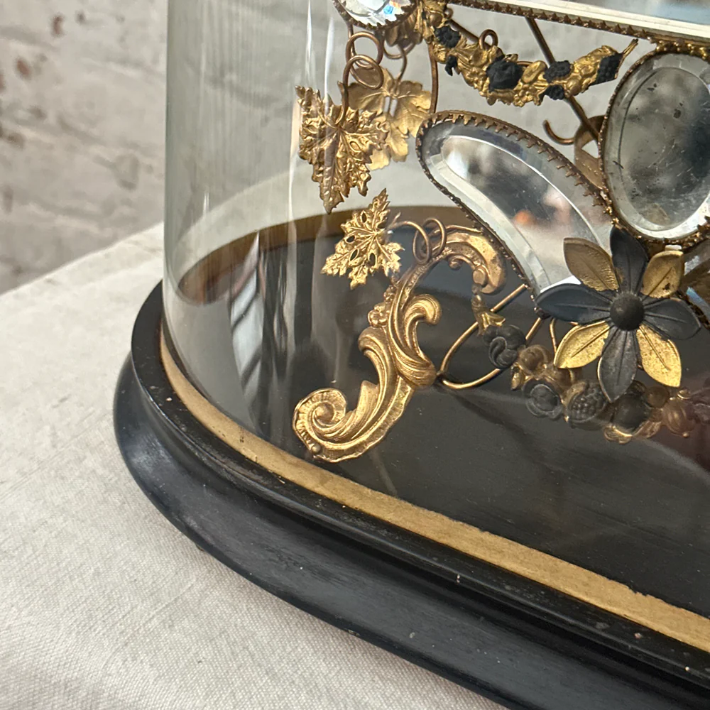19th Century French Globe de Mariée Marriage Cloche (GM16) - Image 4