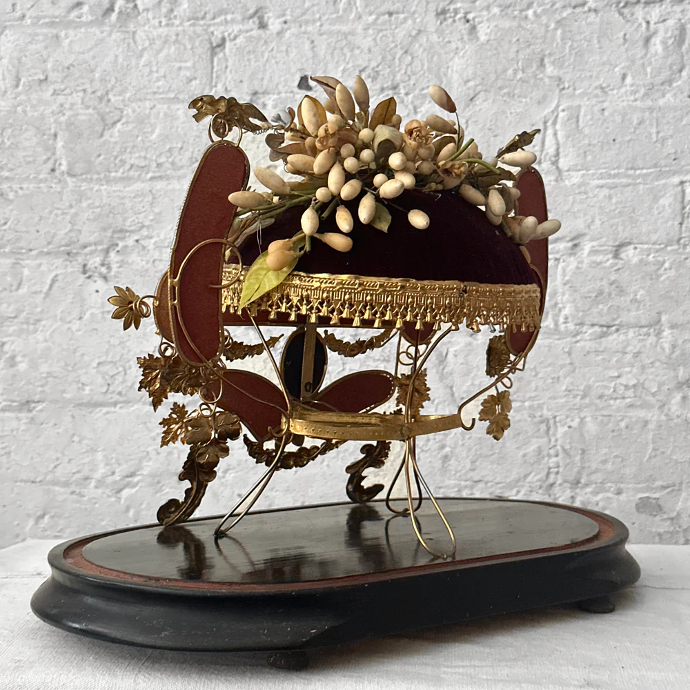 19th Century French Globe de Mariée Marriage Cloche (GM16) - Image 8