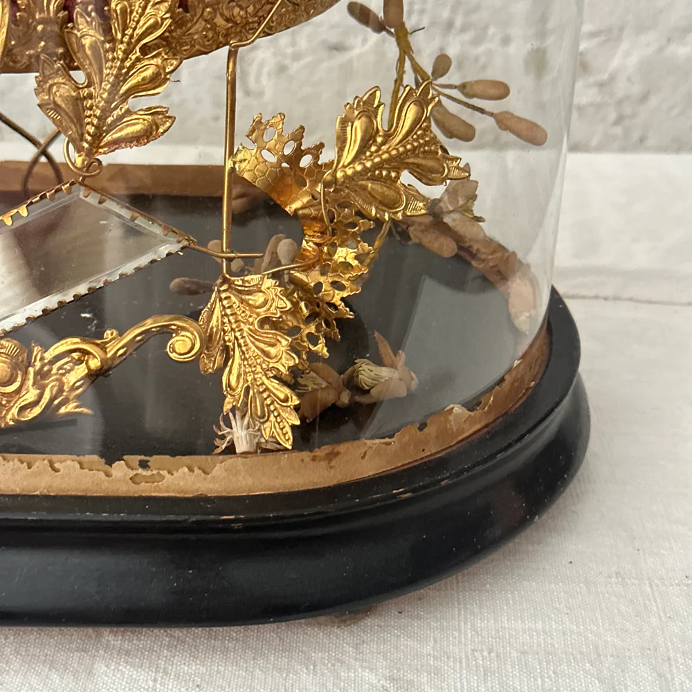 19th Century French Globe de Mariée Marriage Cloche (GM23) - Image 4