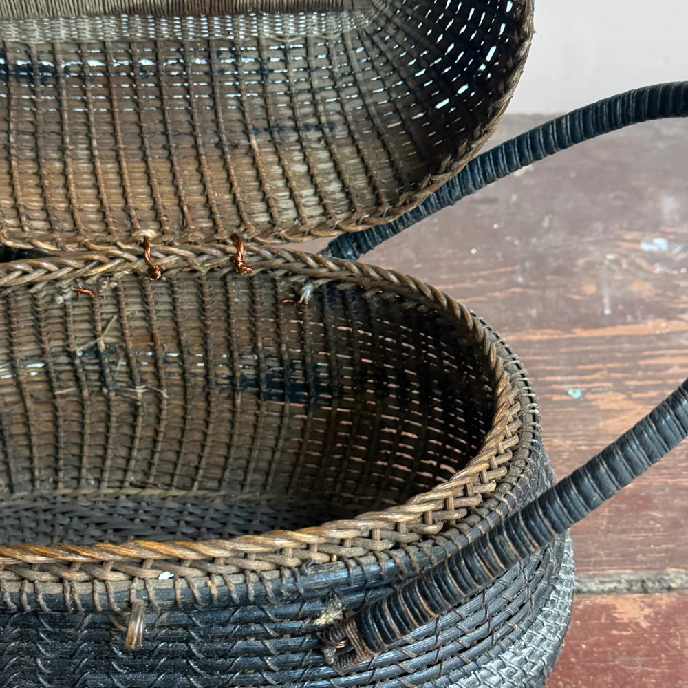 19th-Century French Market Basket (#7) - Image 7