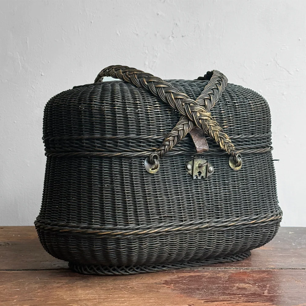 19th-Century French Market Basket (#1) - Image 2