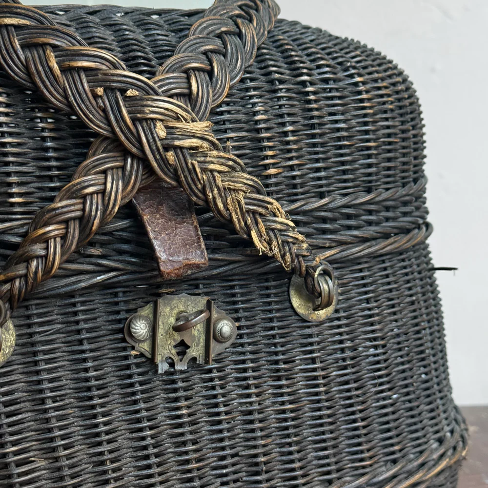 19th-Century French Market Basket (#1) - Image 3