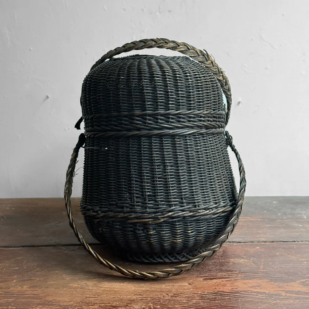 19th-Century French Market Basket (#1) - Image 4