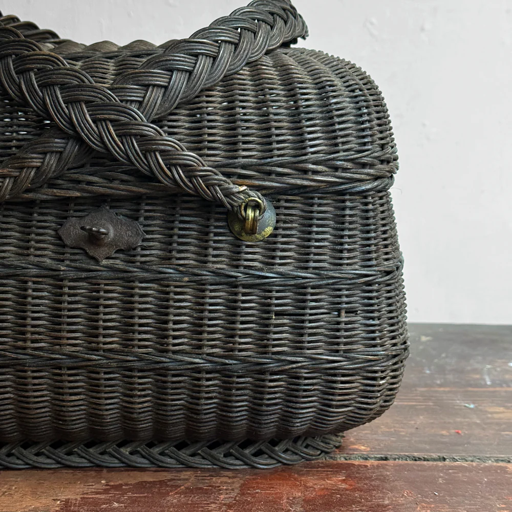 19th-Century French Market Basket (#2) - Image 3