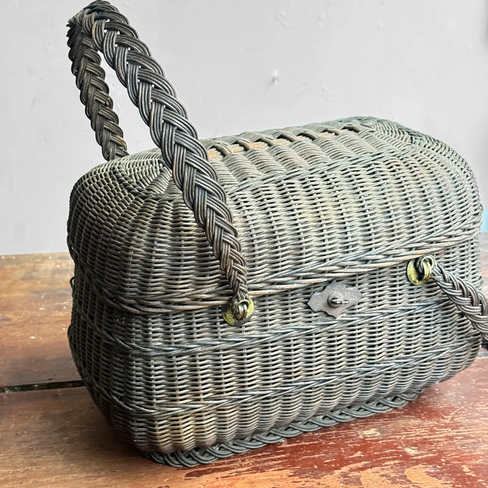 19th-Century French Market Basket (#2) - Image 7