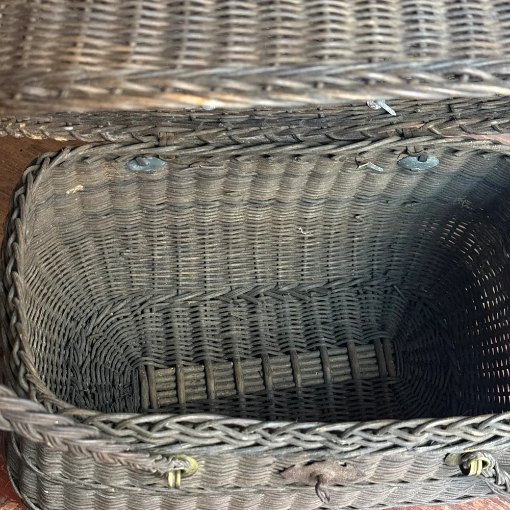 19th-Century French Market Basket (#2) - Image 9