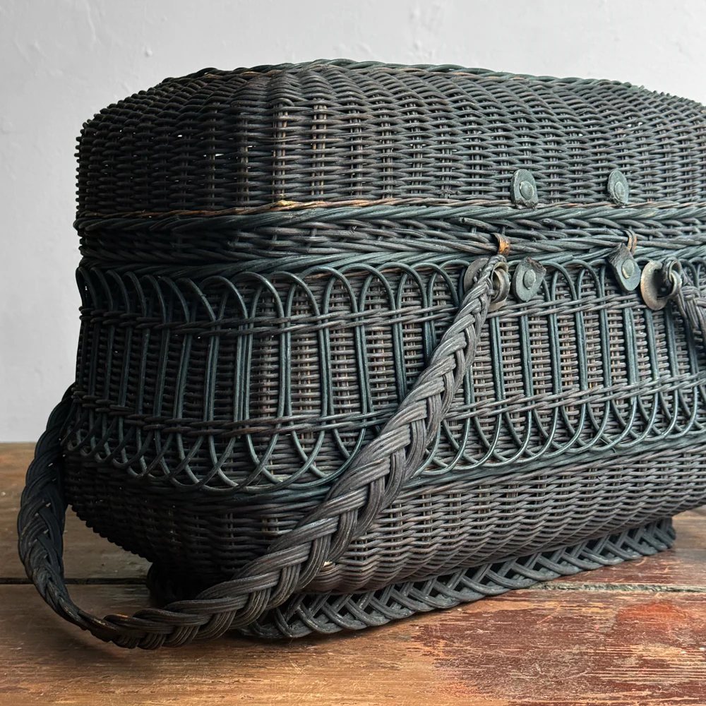 19th-Century French Market Basket (#3) - Image 8