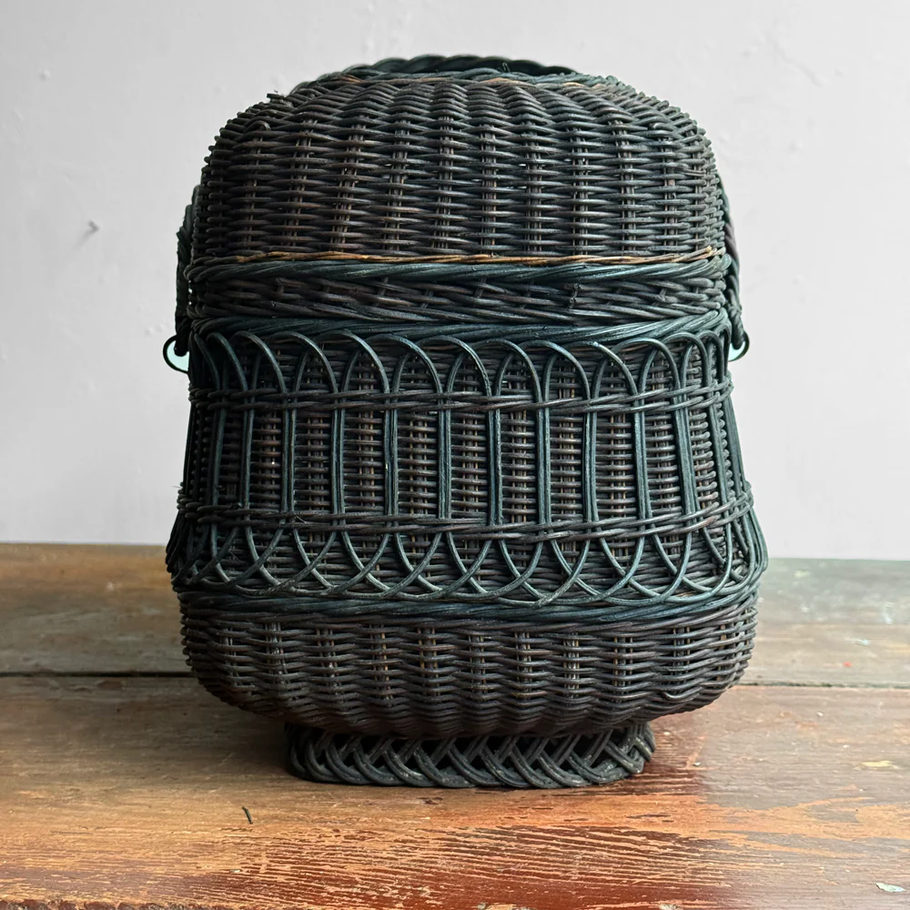 19th-Century French Market Basket (#3) - Image 9