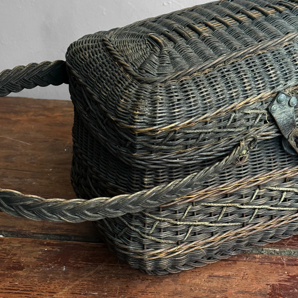 19th-Century French Market Basket (#4) - Image 3