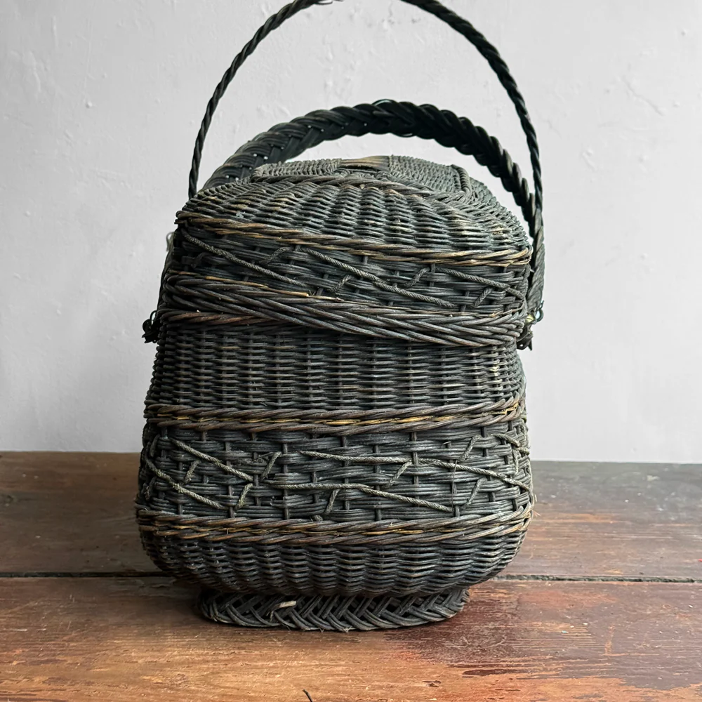 19th-Century French Market Basket (#4) - Image 5