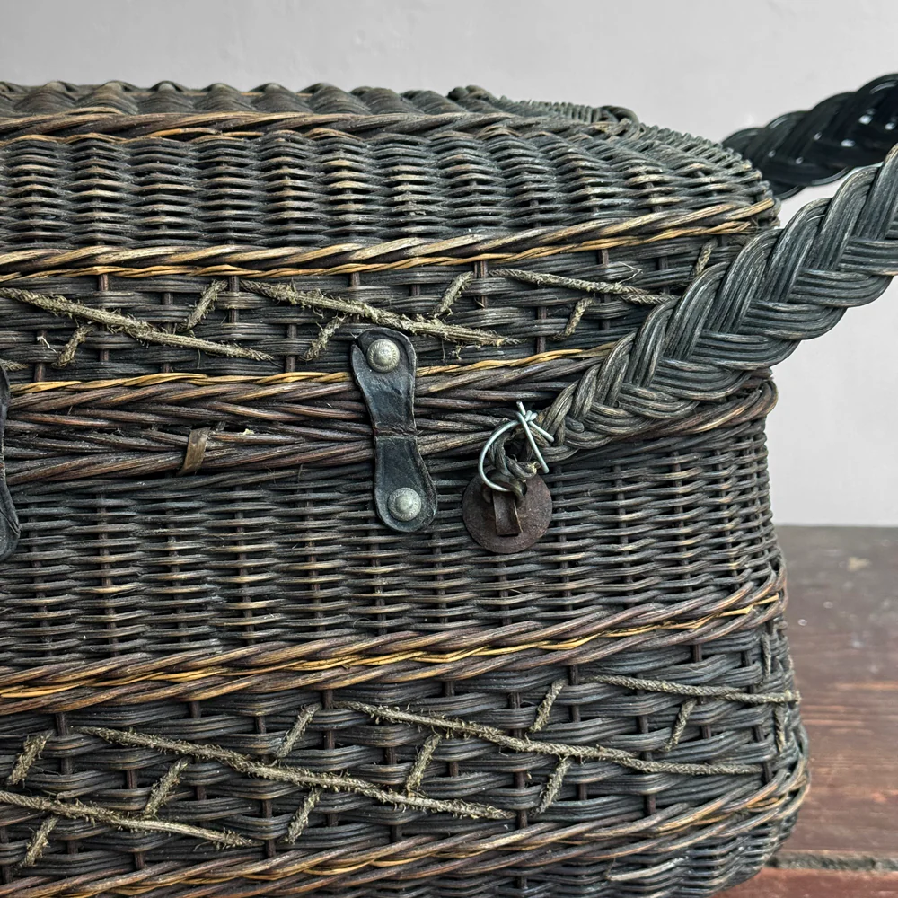 19th-Century French Market Basket (#4) - Image 6
