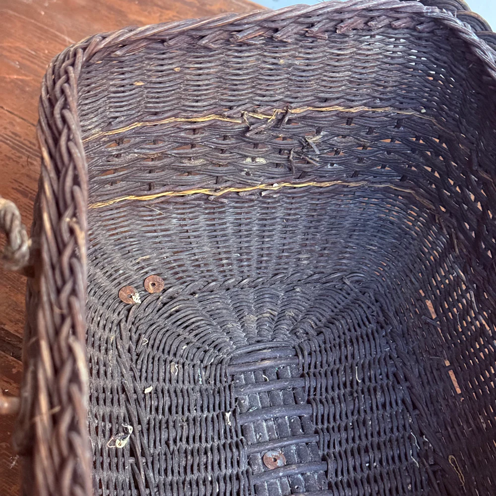 19th-Century French Market Basket (#4) - Image 8
