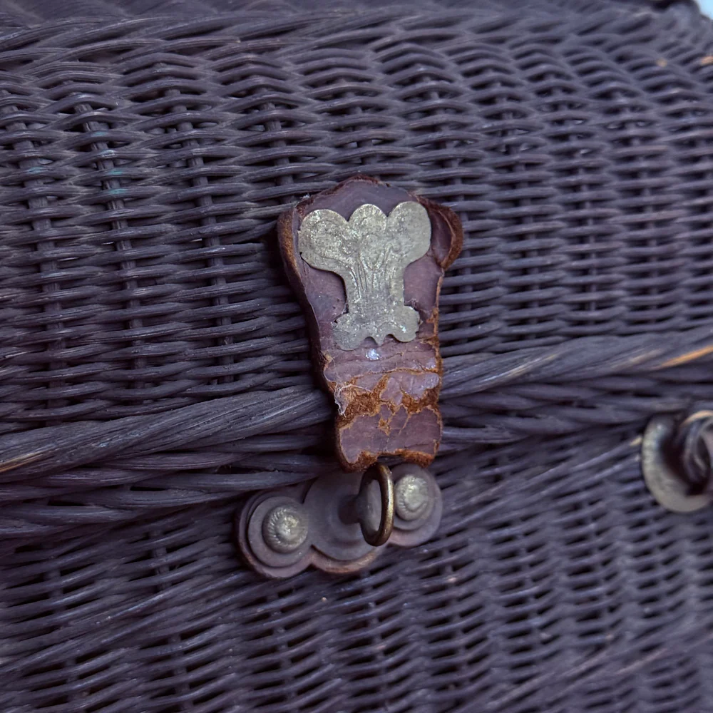 19th-Century French Market Basket (#5) - Image 4