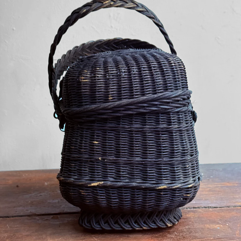 19th-Century French Market Basket (#5) - Image 6