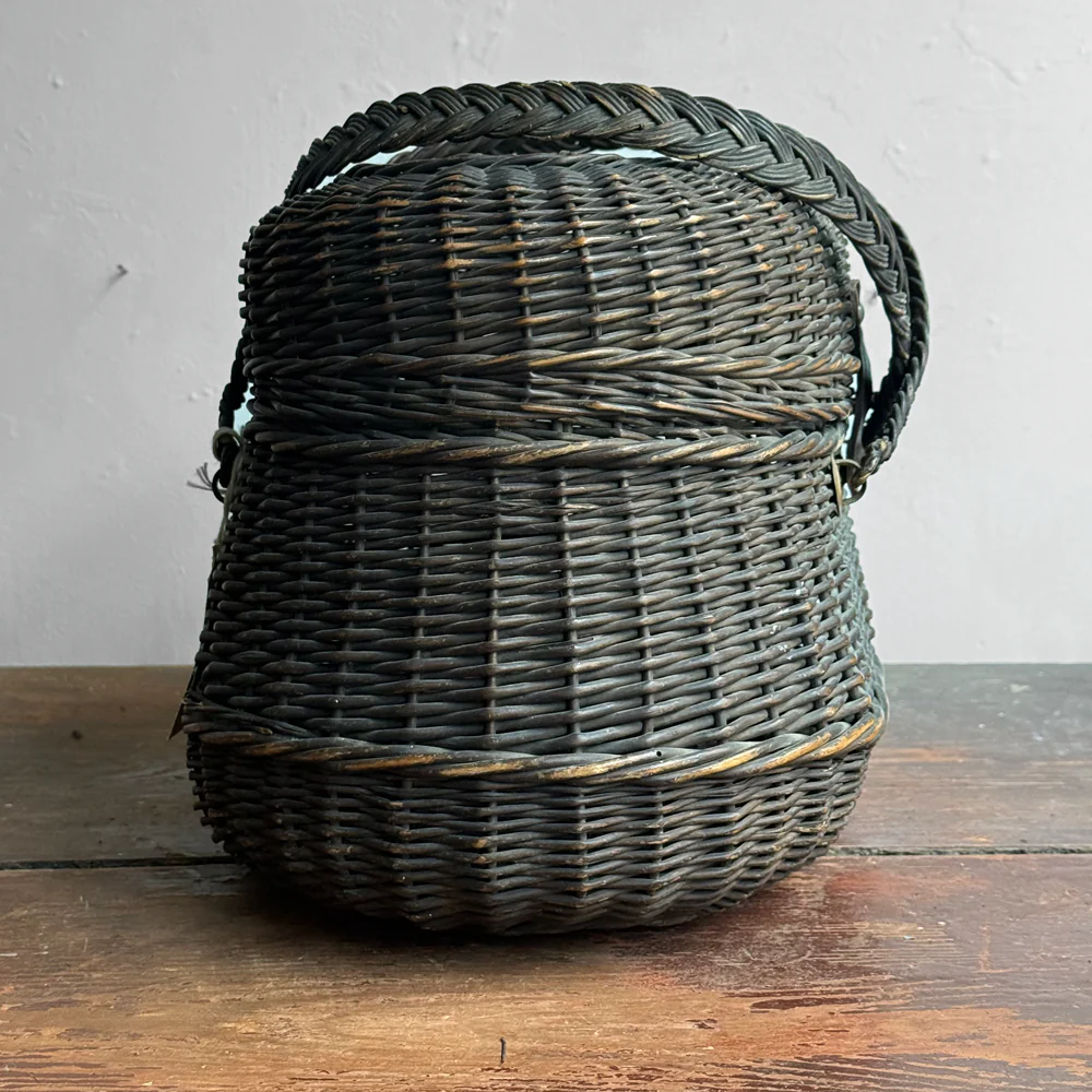 19th-Century French Market Basket (#6) - Image 3