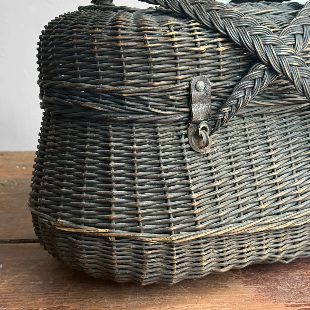 19th-Century French Market Basket (#6) - Image 4