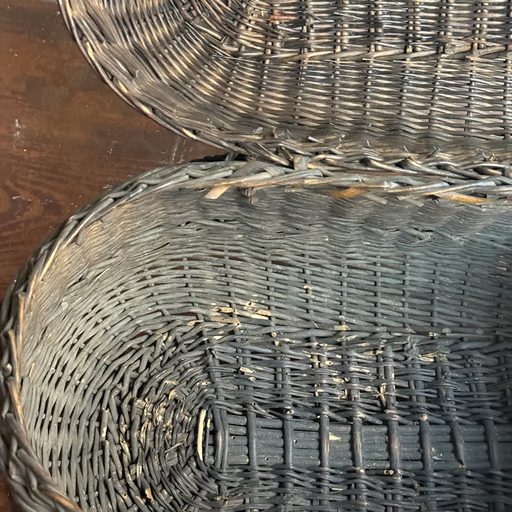 19th-Century French Market Basket (#6) - Image 7