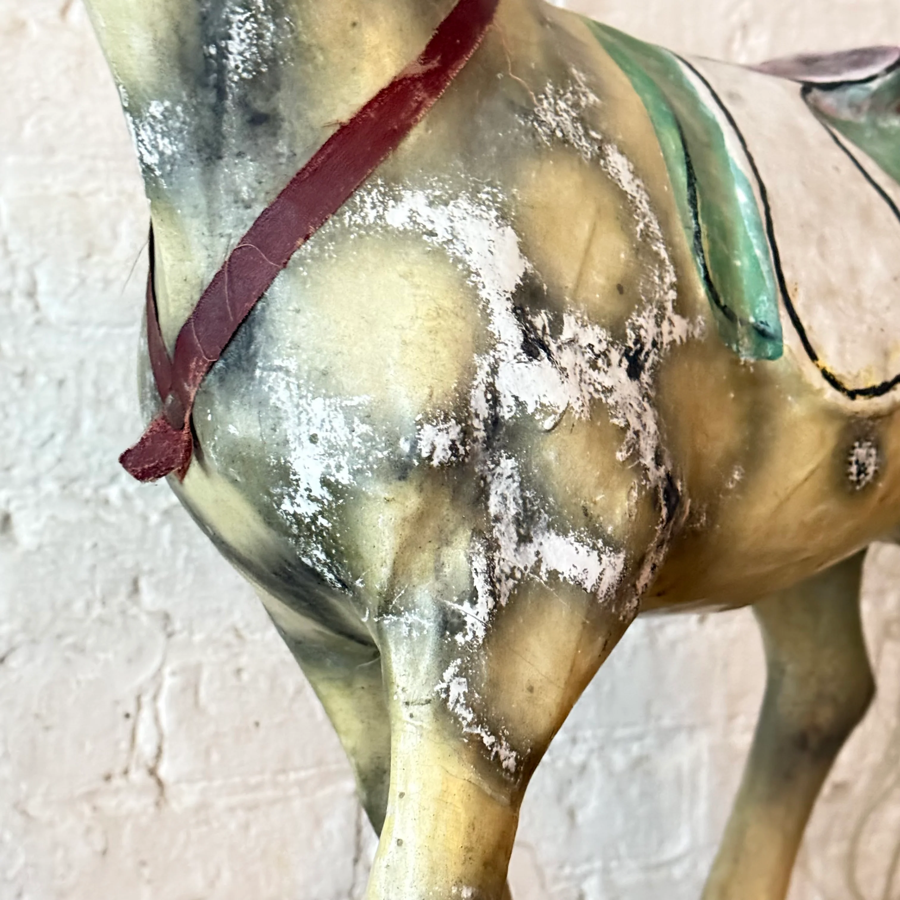 19th-century French Toy Horse on Wheels - Image 7