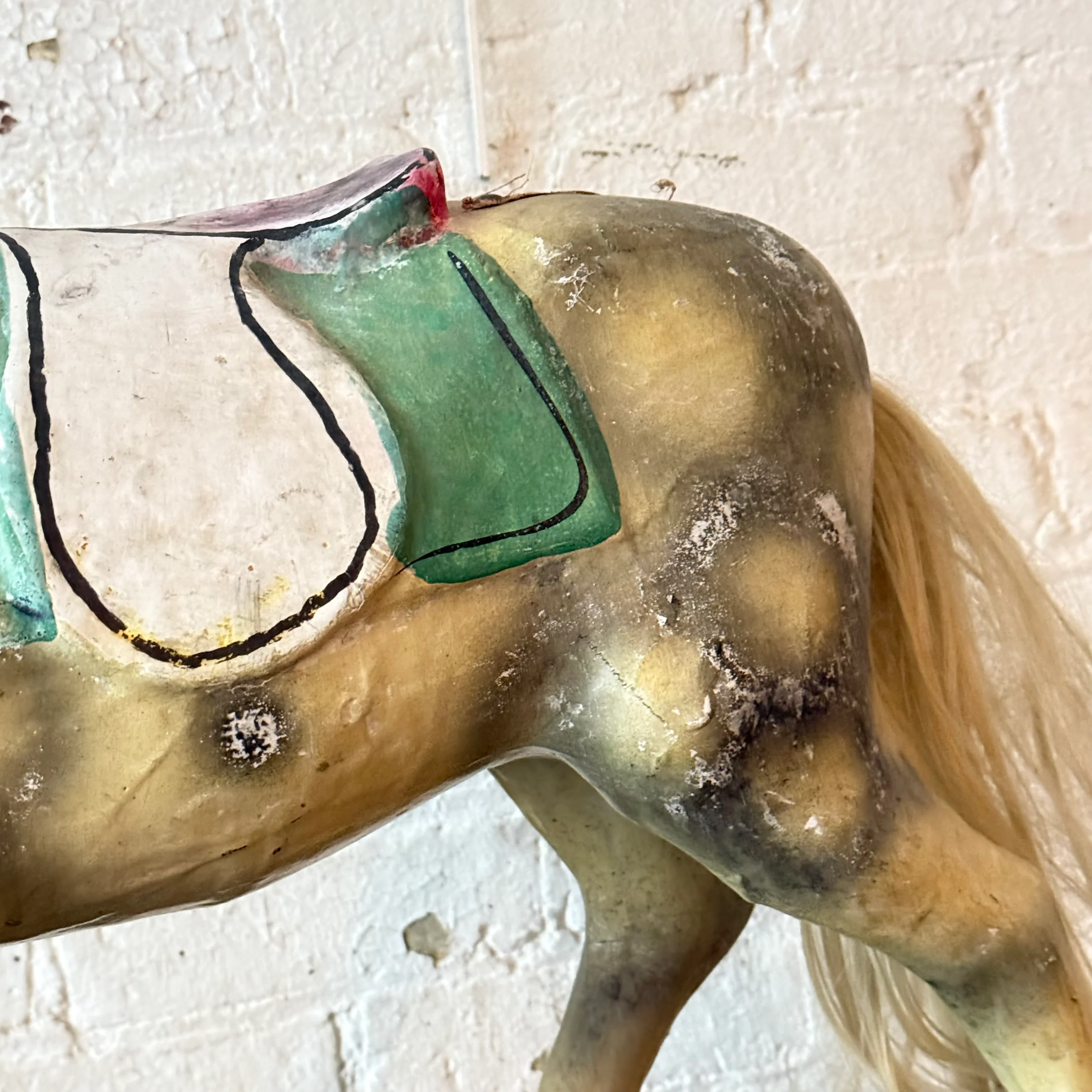 19th-century French Toy Horse on Wheels - Image 8