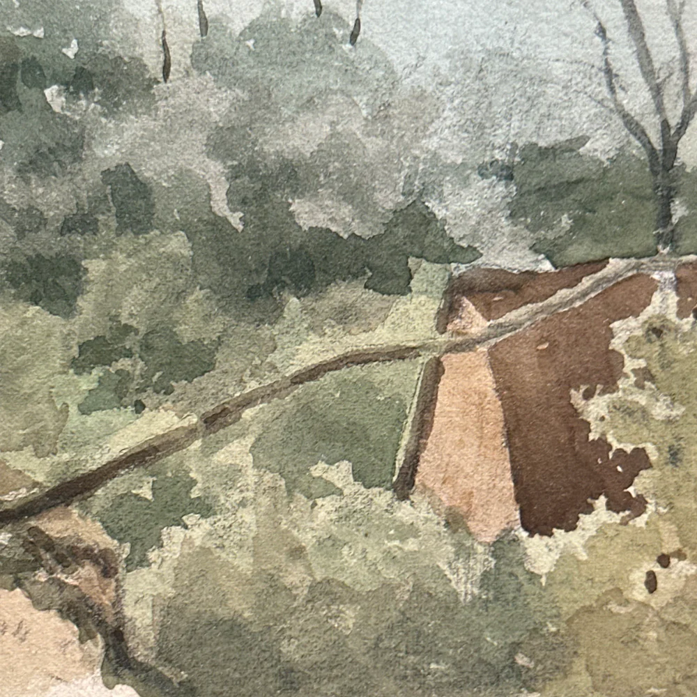19th Century French Watercolor Painting by Alphonse Baril (42) - Image 3