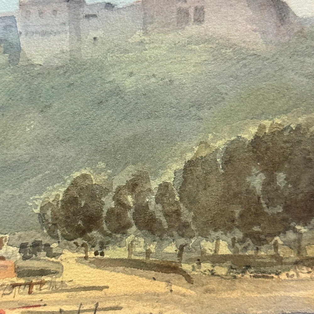 19th Century French Watercolor Painting by Alphonse Baril (62) - Image 3