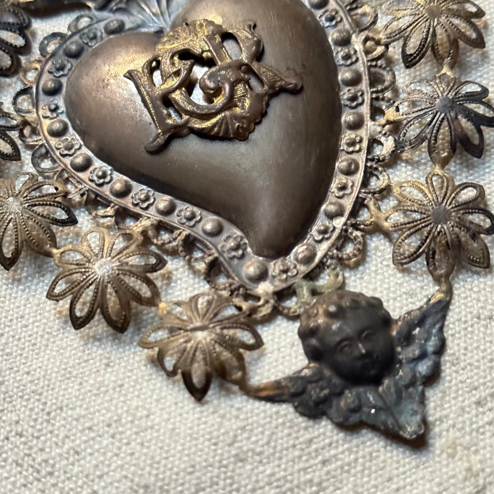 19th Century Italian Ex-Voto Sacred Silver Heart (No. 5) - Image 2